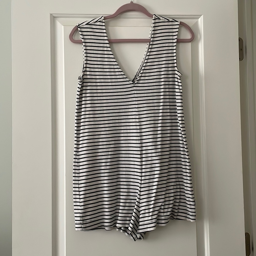 RVCA Striped Romper